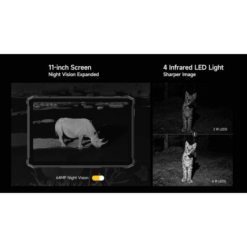 Ulefone tablet Armor Pad 5 Pro, 11", 12GB/512GB, 24200mAh, IP68/IP69K/MIL-STD-810H, 5G, μαύρο – φωτογραφία 6