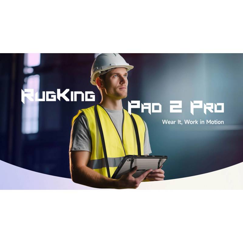 Ulefone tablet RugKing Pad 2 Pro, 10.1", 8/256GB, 10200mAh, IP68/IP69K/MIL-STD-810H, 4G, μαύρο – φωτογραφία 2