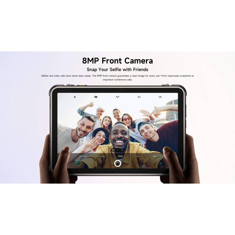 Ulefone tablet RugKing Pad 2 Pro, 10.1", 8/256GB, 10200mAh, IP68/IP69K/MIL-STD-810H, 4G, μαύρο – φωτογραφία 6