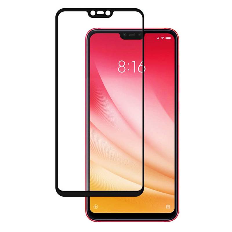 Powertech Tempered Glass 5D Full Glue για Xiaomi MI 8 Lite, Black