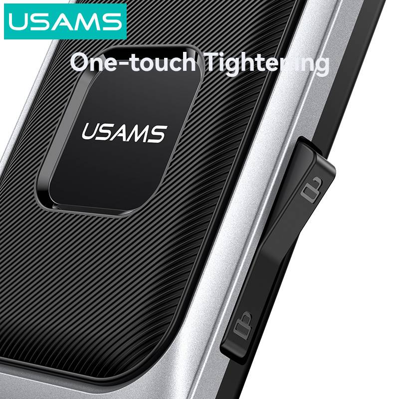 USAMS βάση ποδηλάτου για smartphone ZJ082, μαύρη – φωτογραφία 4