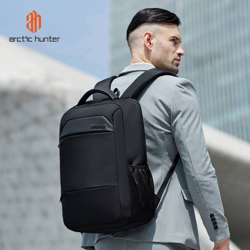 Arctic Hunter τσάντα πλάτης B00111 με θήκη laptop 15.6", 20L, μαύρη – φωτογραφία 2