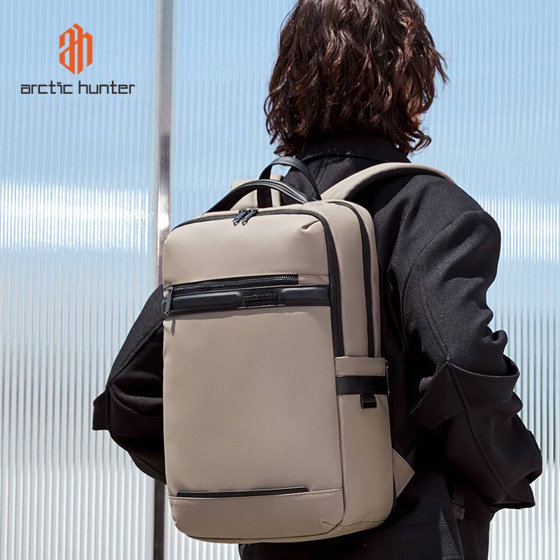 Arctic Hunter τσάντα πλάτης B00872 με θήκη laptop 15.6", 14.5L, χακί – φωτογραφία 2