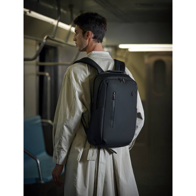 Arctic Hunter τσάντα πλάτης B00915 με θήκη laptop 15.6", USB, 20L, μαύρη – φωτογραφία 2