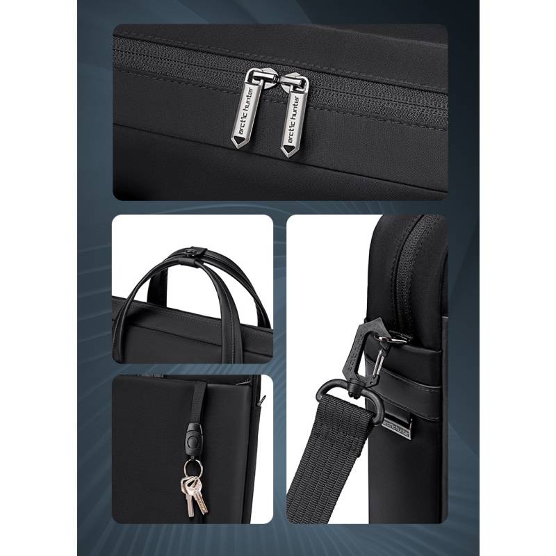 Arctic Hunter τσάντα ώμου GWB00848 με θήκη laptop 15.6", 9L, χακί – φωτογραφία 6