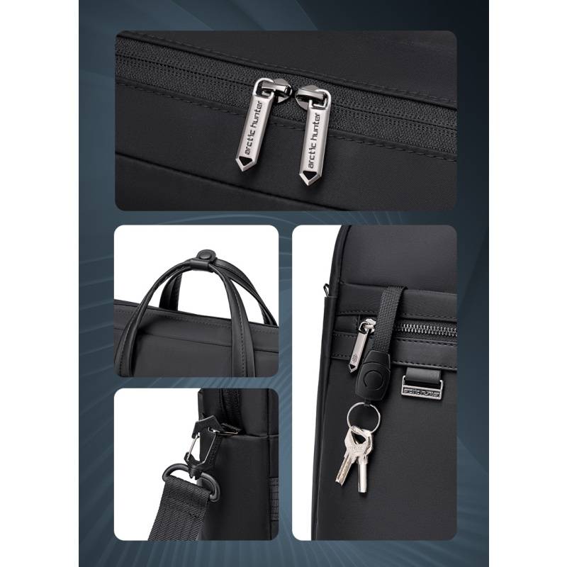Arctic Hunter τσάντα ώμου GWB00849 με θήκη laptop 15.6", 14L, χακί – φωτογραφία 6