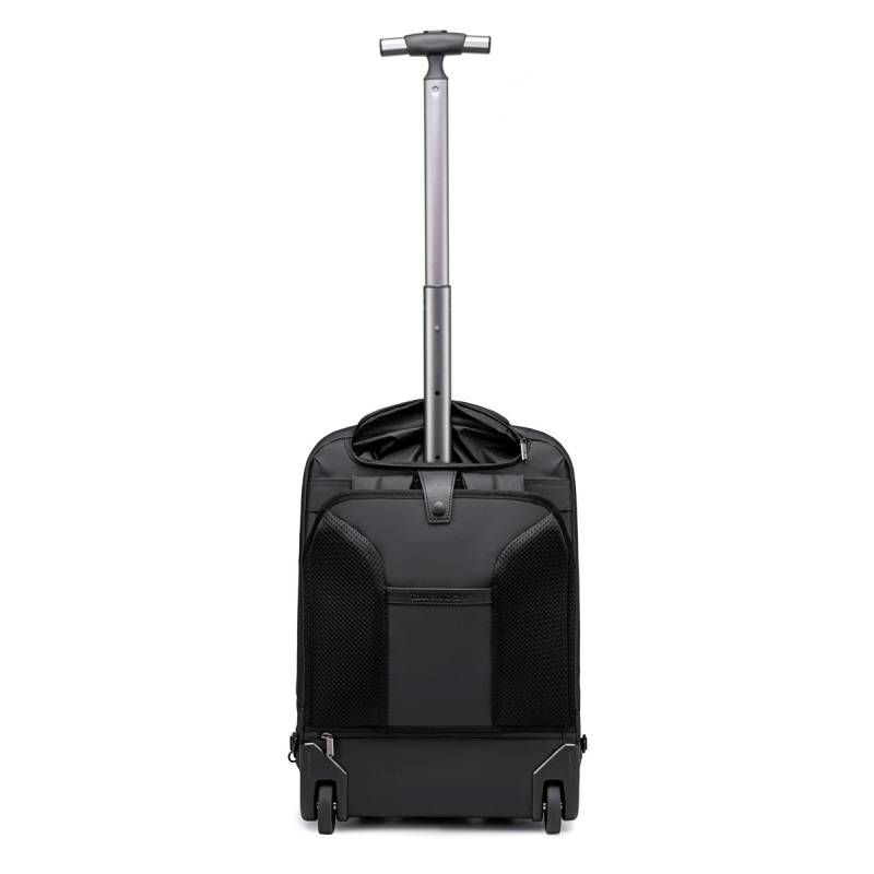 Arctic Hunter τσάντα ταξιδίου LG00861 με θήκη laptop 15.6", τροχήλατη, 42L/54L, μαύρη – φωτογραφία 5