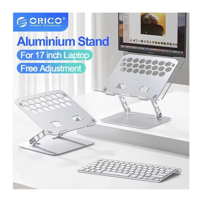 Orico μεταλλική βάση για laptop/tablet LST02, 11~15.6", foldable, ασημί – φωτογραφία 2