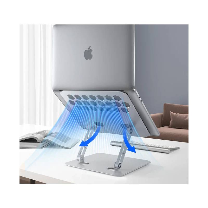 Orico μεταλλική βάση για laptop/tablet LST02, 11~15.6", foldable, ασημί – φωτογραφία 4