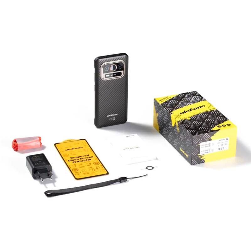Ulefone smartphone Armor 25T Pro, 6.78", 8/256GB, 5G, 6500mAh, IP68/IP69K/MIL-STD-810H, μαύρο – φωτογραφία 4