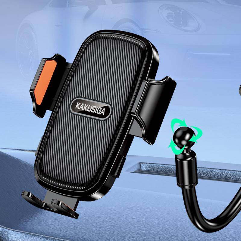 Kakusiga βάση smartphone αυτοκινήτου KSC-1723 για ταμπλό/παρμπρίζ, μαύρη – φωτογραφία 3