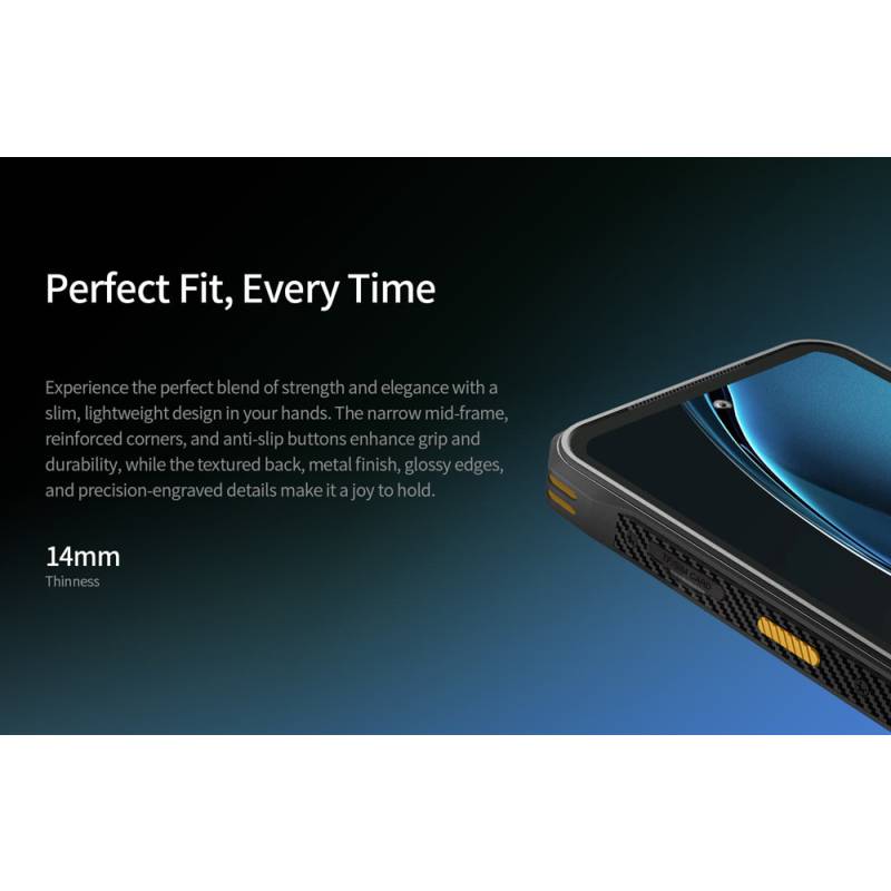 OneRugged smartphone P1, 6.56", 8/128GB, 5800mAh, IP68/MIL-STD 810H/Atex Zone 2, μαύρο – φωτογραφία 5