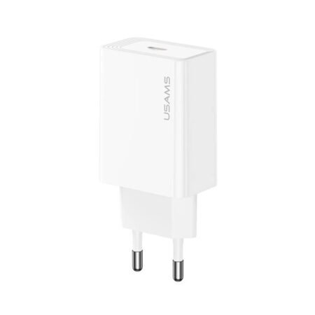 USAMS φορτιστής τοίχου CC325, USB-C, 20W, λευκός