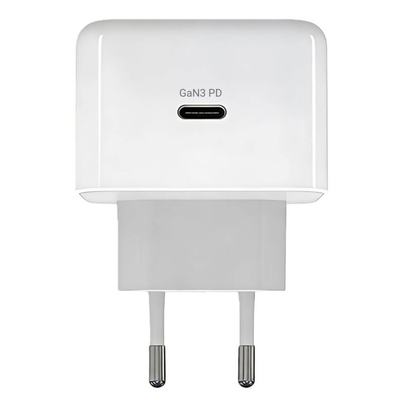 Powertech φορτιστής τοίχου PT-1581 με καλώδιο, USB-C, 40 έως 60W, GaN, AVS, λευκός – φωτογραφία 2