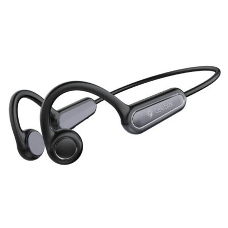 CELEBRAT neckband earphones SE9, OWS Bone Conduction, 16.3mm, 180mAh, μαύρα