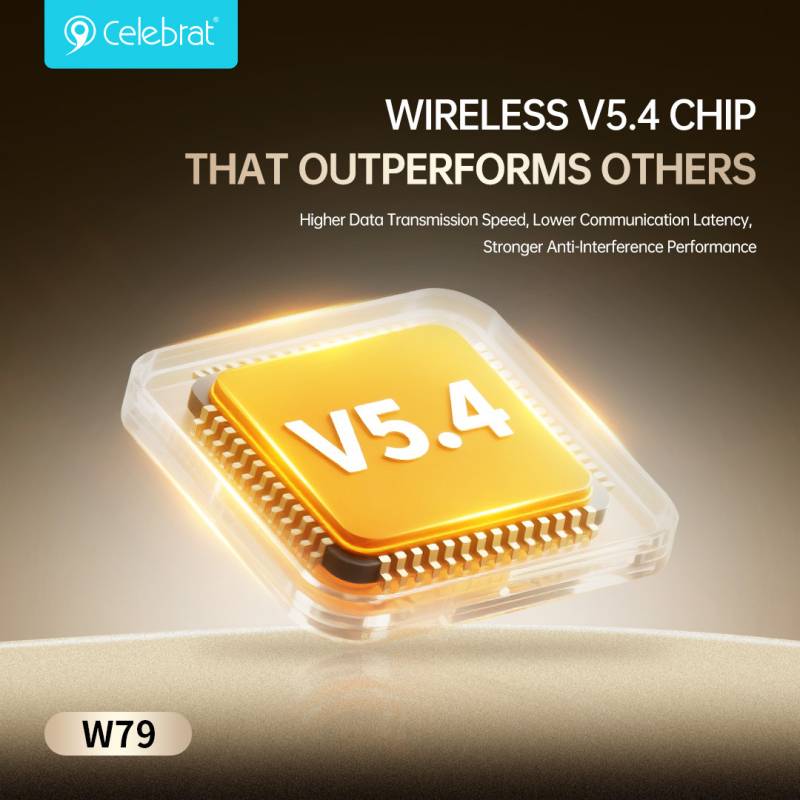 Celebrat earphones με θήκη φόρτισης W79, True Wireless, 13mm, 30/300mAh, λευκά – φωτογραφία 4