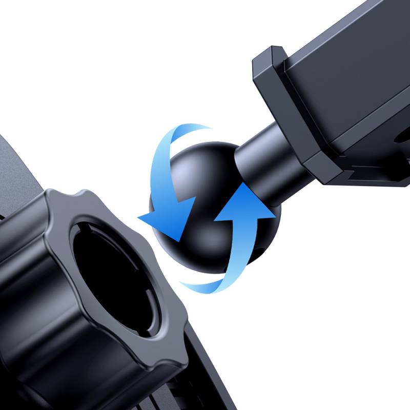 USAMS βάση smartphone αυτοκινήτου ZJ086 για ταμπλό/παρμπρίζ, μαύρη – φωτογραφία 6