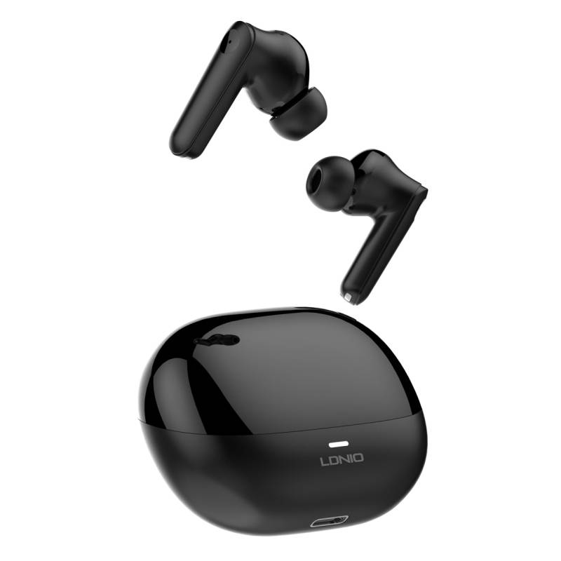 Ldnio earphones με θήκη φόρτισης T05, True Wireless, 13mm, 40/500mAh, μαύρα Ldnio earphones με θήκη φόρτισης T05, True Wireless, 13mm, 40/500mAh, μαύρα