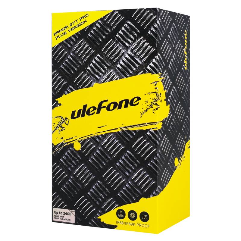 Ulefone smartphone Armor 27T Pro Plus, 6.78", 12/256GB, 5G, 10600mAh, FLIR 3.5, IP68/IP69K, μαύρο – φωτογραφία 5