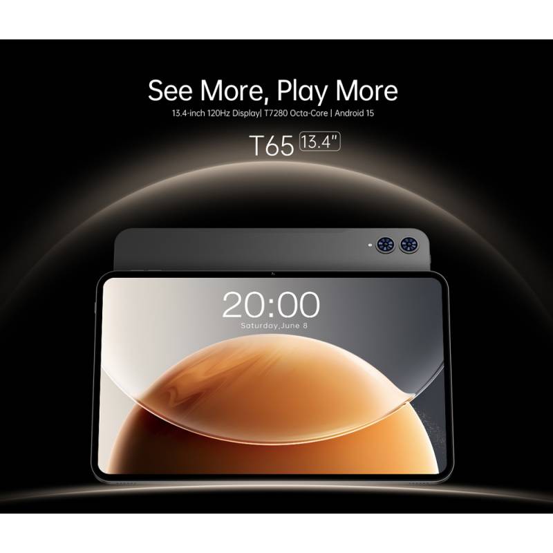 Teclast tablet T65, 13.4", 6/128GB, 4G, Android 15, 8000mAh, γκρι – φωτογραφία 2