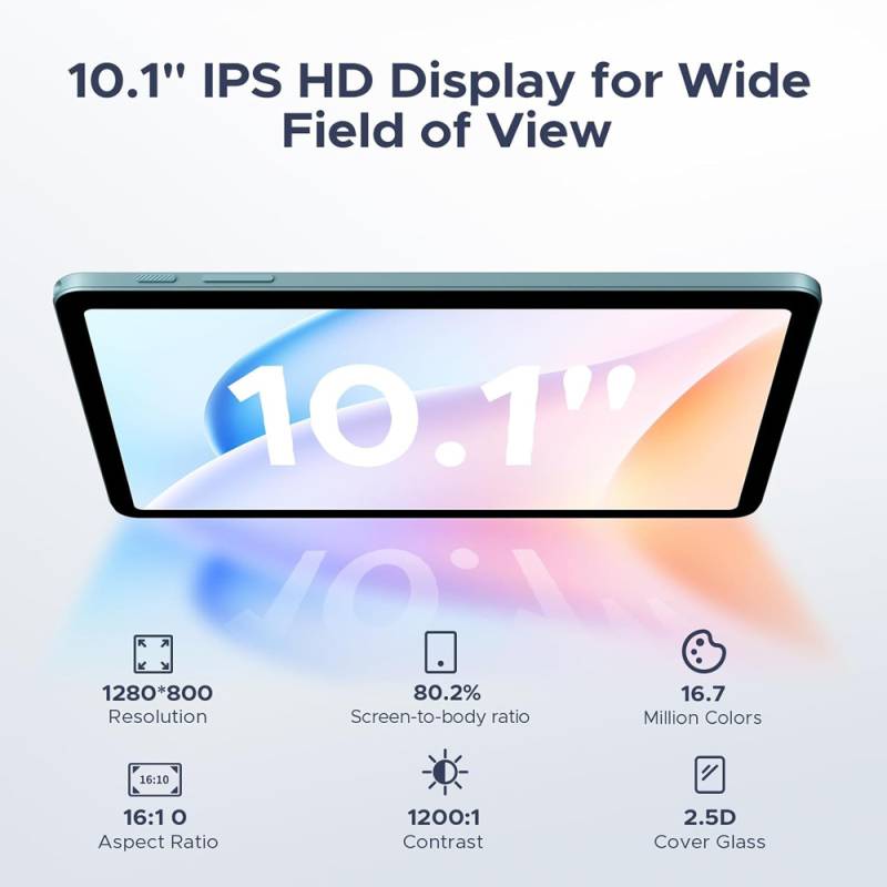 Doogee tablet Tab A9 Pro με πληκτρολόγιο/ποντίκι/στυλό αφής/θήκη, 10.1", 4/128GB, Android 15, 6580mAh, γκρι – φωτογραφία 2