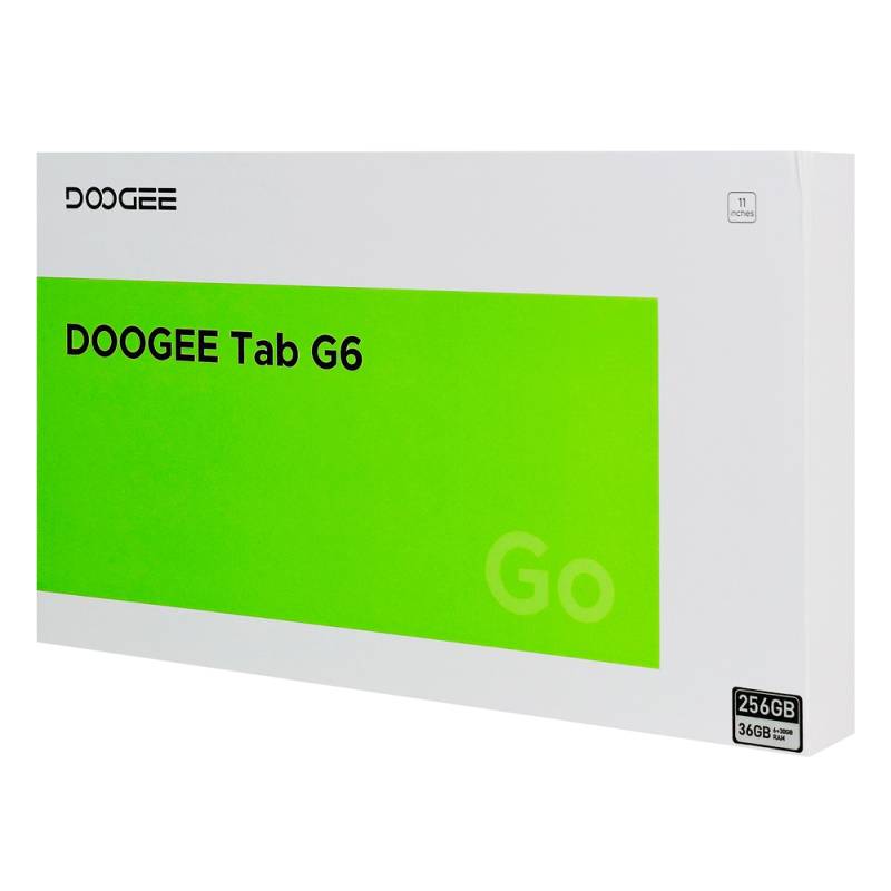 Doogee tablet Tab G6, 11", 6/256GB, 4G, Android 15, 8000mAh, γκρι – φωτογραφία 4