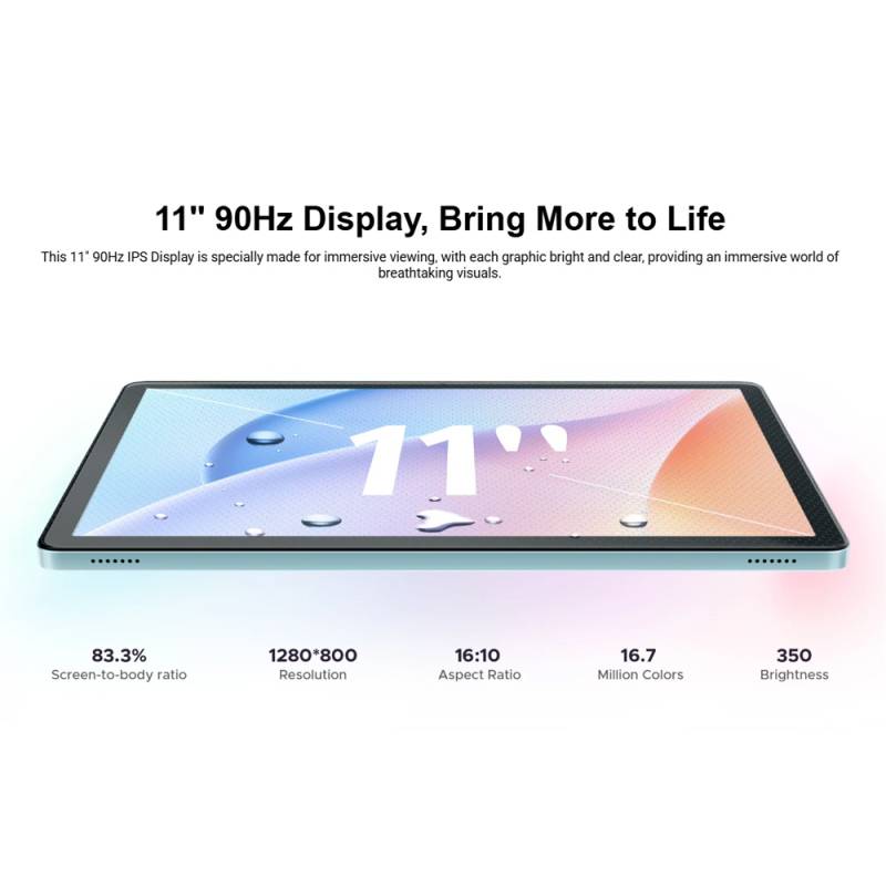 Doogee tablet Tab G6, 11", 6/256GB, 4G, Android 15, 8000mAh, γκρι – φωτογραφία 5