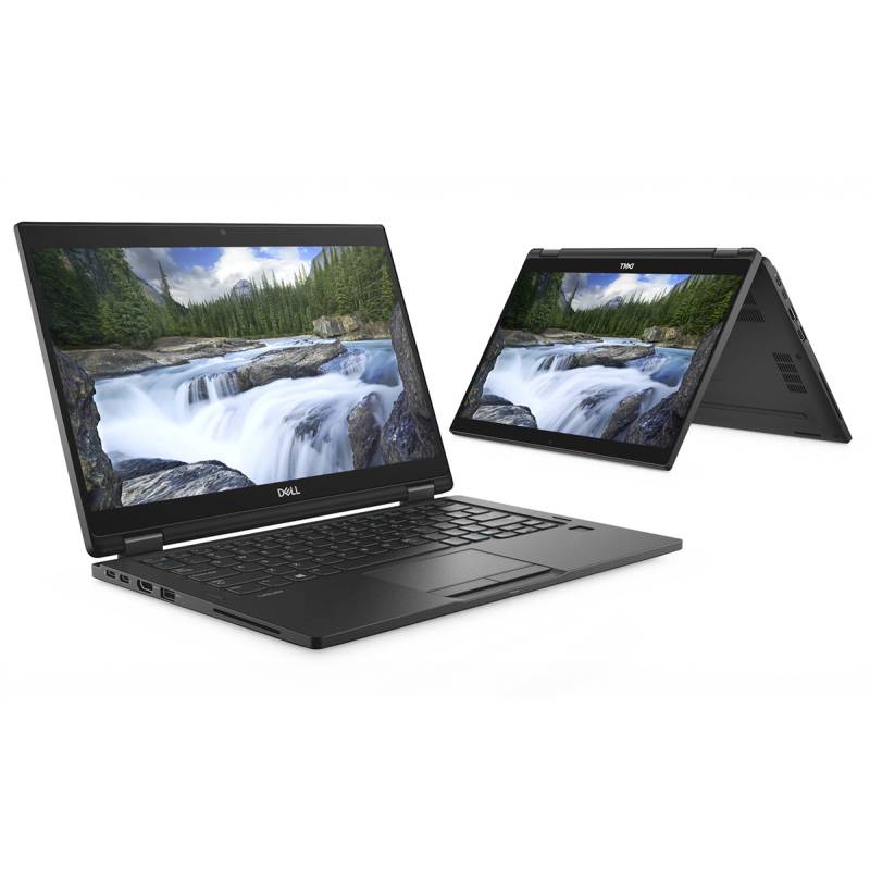 DELL Laptop Latitude 7390 2 IN 1, Refurbished Grade A, i7-8650U, 16/256GB M.2, 13.3", Cam, UHD Graphics 620, FreeDOS