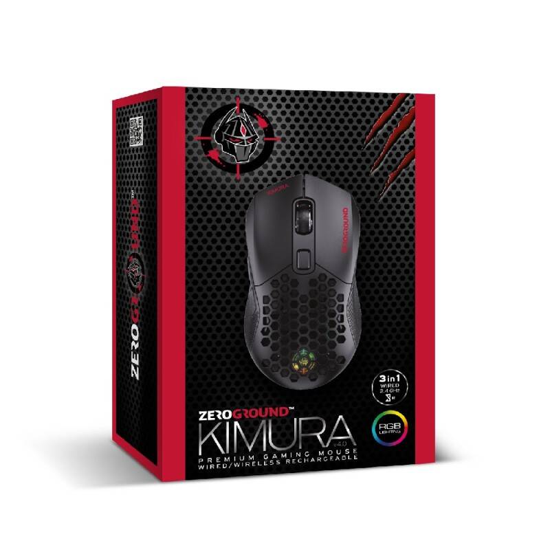 Ασύρματο/Ενσύρματο Ποντίκι 2.4GHz/BT/USB Zeroground MS-4600WG KIMURA v4.0 – φωτογραφία 3