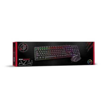 Ενσύρματο Πληκτρολόγιο & Ποντίκι Gaming RGB Zeroground KB-2400GUMS AZAI v3.0 – φωτογραφία 3