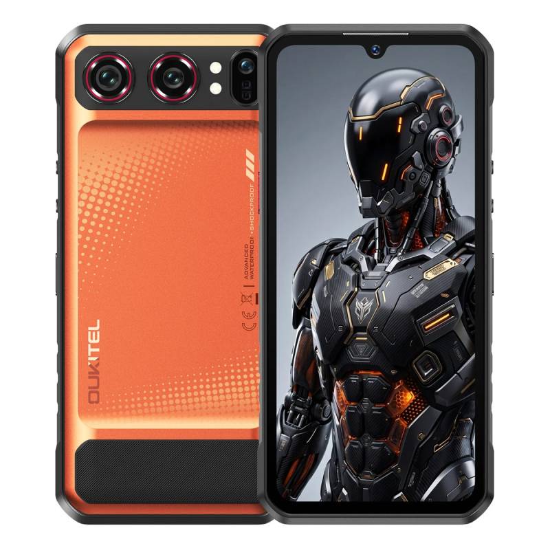 Oukitel smartphone WP68 Air, 6.88", 12/512GB, 5G, 8000mAh, IP68/IP69K/MIL-STD-810H, πορτοκαλί
