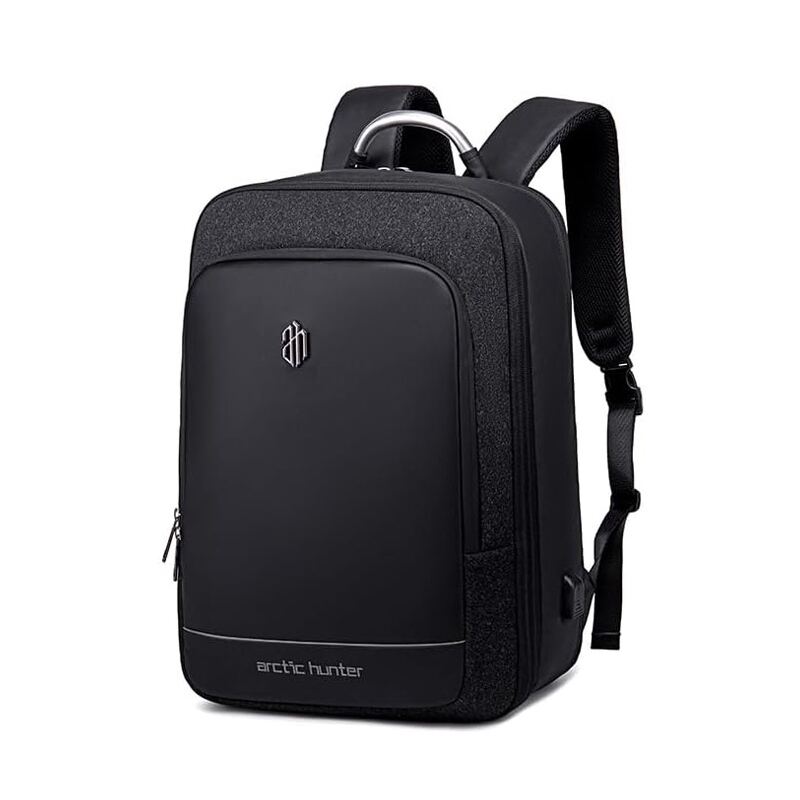 Arctic Hunter τσάντα πλάτης B00227L με θήκη laptop 17", 41L, USB, μαύρη