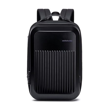 Arctic Hunter τσάντα πλάτης B00487 με θήκη laptop 15.6", λουκέτο TSA, 22L, μαύρη