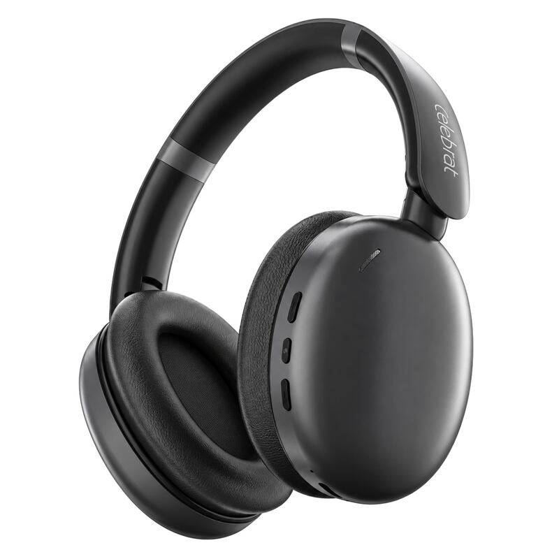 Celebrat headphones A47, ασύρματα & ενσύρματα, 40mm, 400mAh, ANC, γκρι