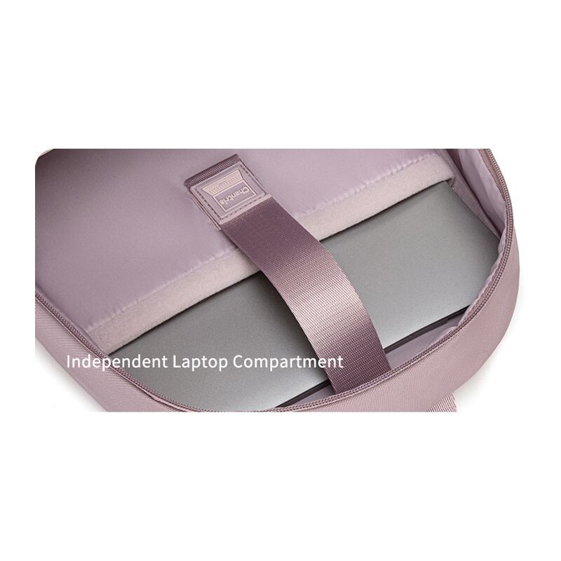 Chantria γυναικεία τσάντα πλάτης CB00649 με θήκη laptop 14", 14.3L, μωβ – φωτογραφία 7