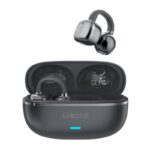 Celebrat earphones με θήκη φόρτισης W74, OWS, 10mm, 25/250mAh, μαύρα