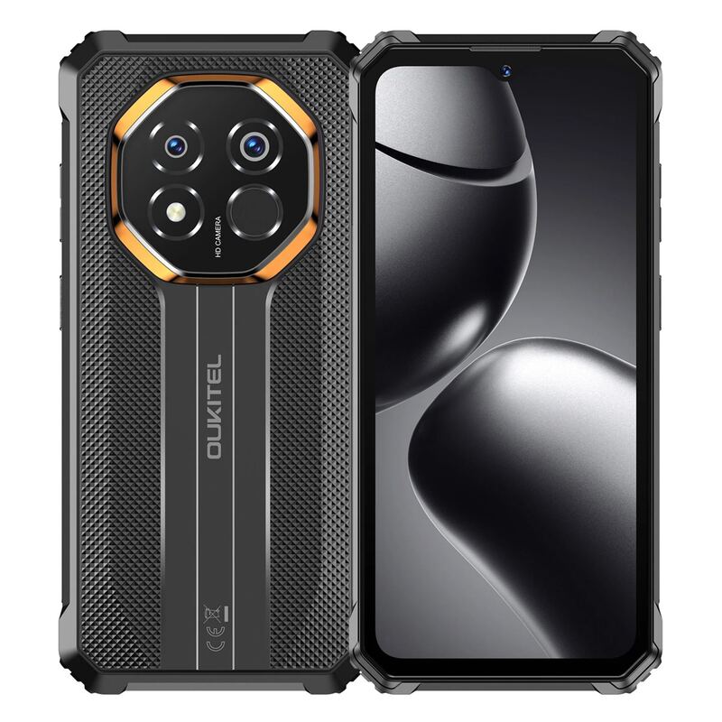 Oukitel smartphone G7, 6.52", 4/128GB, 10600mAh, IP68/IP69K/MIL-STD 810H, μαύρο