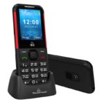 Powertech κινητό τηλέφωνο Sentry 4G PTM-33, SOS Call, με φακό, μαύρο