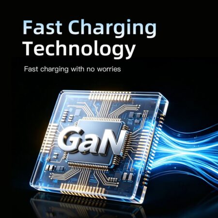 Powertech σταθμός φόρτισης PT-1687, 4x USB & 6x USB-C, GaN, 165W, γκρι – φωτογραφία 4