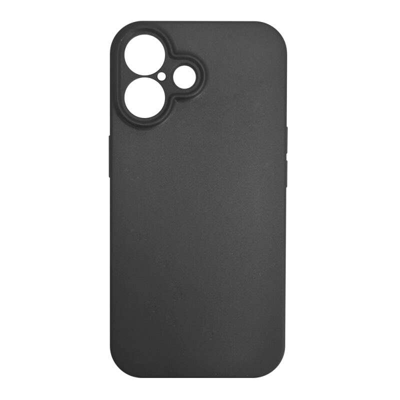 Powertech θήκη MATT MOB-1968 για iPhone 16 Plus, μαύρη Powertech θήκη MATT MOB-1968 για iPhone 16 Plus, μαύρη
