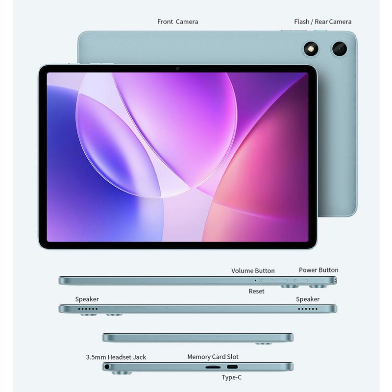 Teclast tablet P35, 10.1", 3/32GB, Android 16, 6000mAh, μπλε – φωτογραφία 7