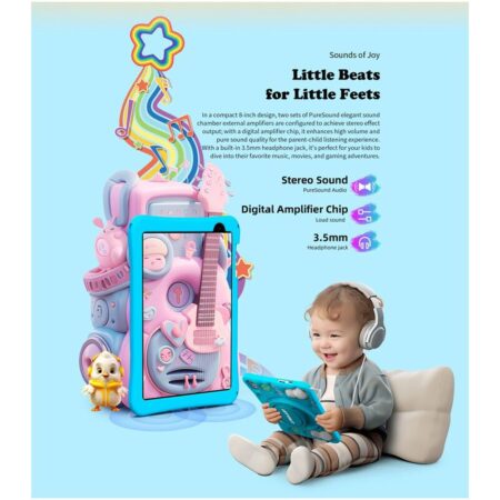 Teclast tablet P85T Kids, 8" HD, 4/64GB, Android 14, 5000mAh, μπλε – φωτογραφία 3