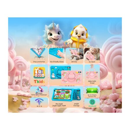 Teclast tablet P85T Kids, 8" HD, 4/64GB, Android 14, 5000mAh, μπλε – φωτογραφία 7