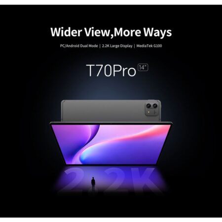 Teclast tablet T70 Pro, 14", 8/128GB, 4G, Android 16, 10000mAh, γκρι – φωτογραφία 2