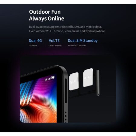 Teclast tablet T70 Pro, 14", 8/128GB, 4G, Android 16, 10000mAh, γκρι – φωτογραφία 3