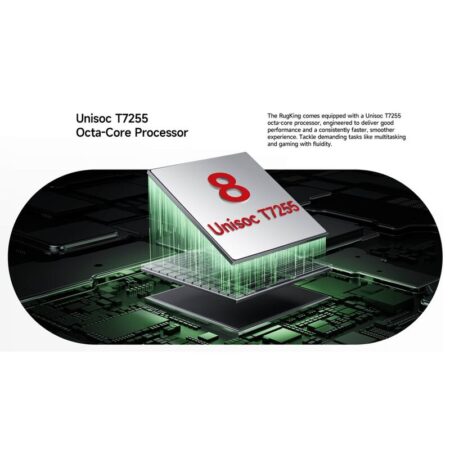 Ulefone smartphone RugKing με ηχείο 3.5W, 5.99", 8/128GB, 9600mAh, IP68/IP69K/MIL-STD-810H, μαύρο – φωτογραφία 4