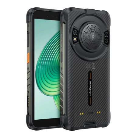 Ulefone smartphone RugKing με ηχείο 3.5W, 5.99", 8/128GB, 9600mAh, IP68/IP69K/MIL-STD-810H, μαύρο